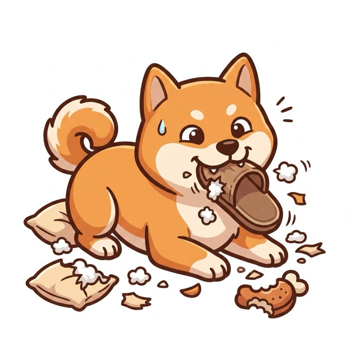 Calms Destructive Chewing